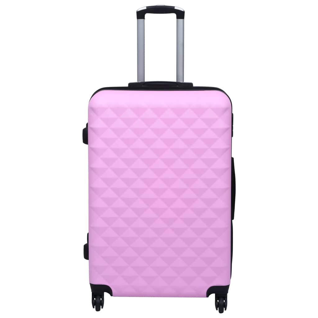 hard case 3 pcs pink ABS