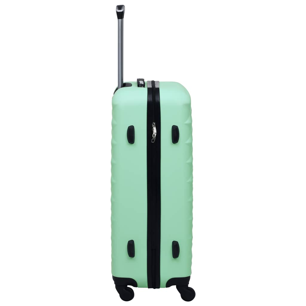 hard case 3 pcs mint green ABS