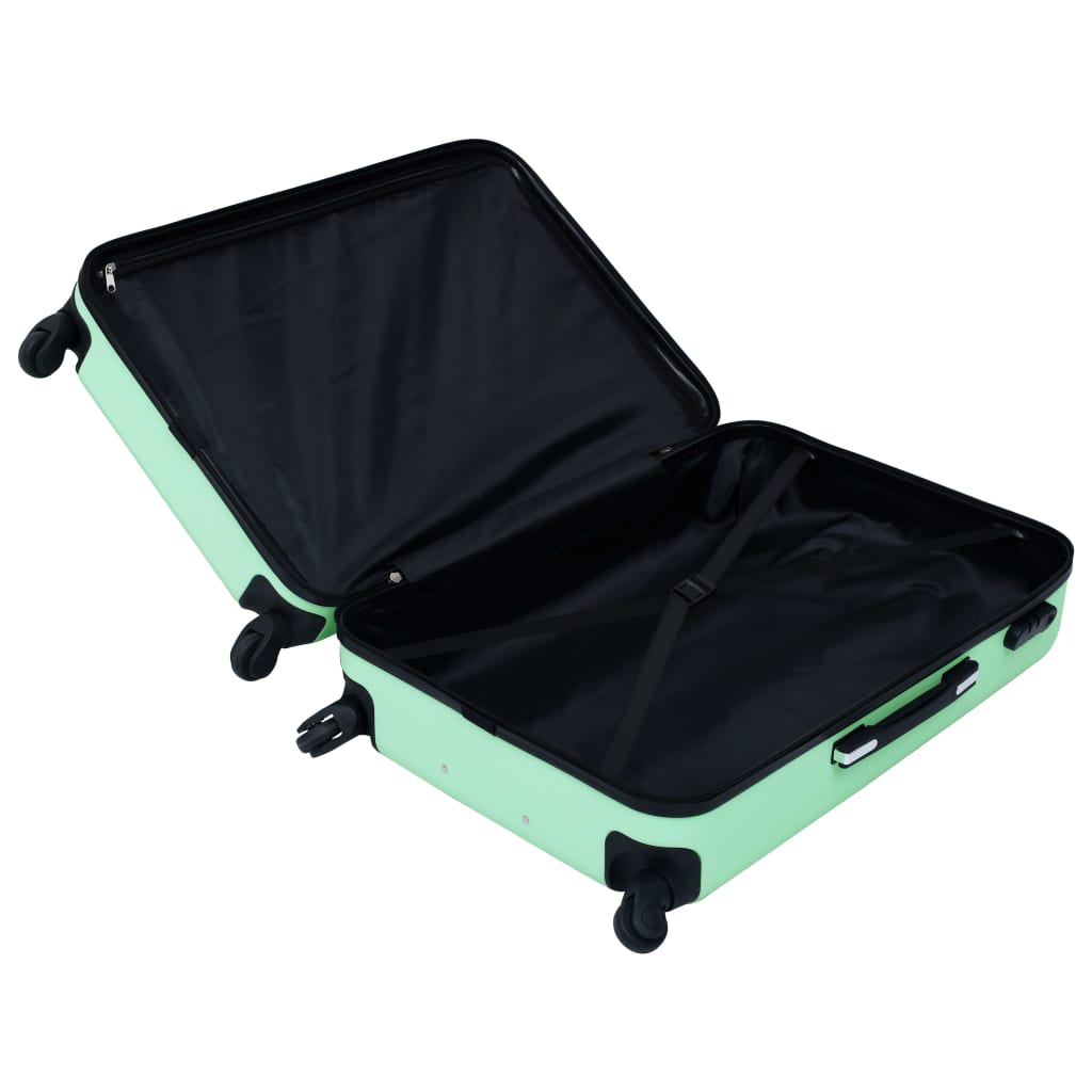 hard case 3 pcs mint green ABS