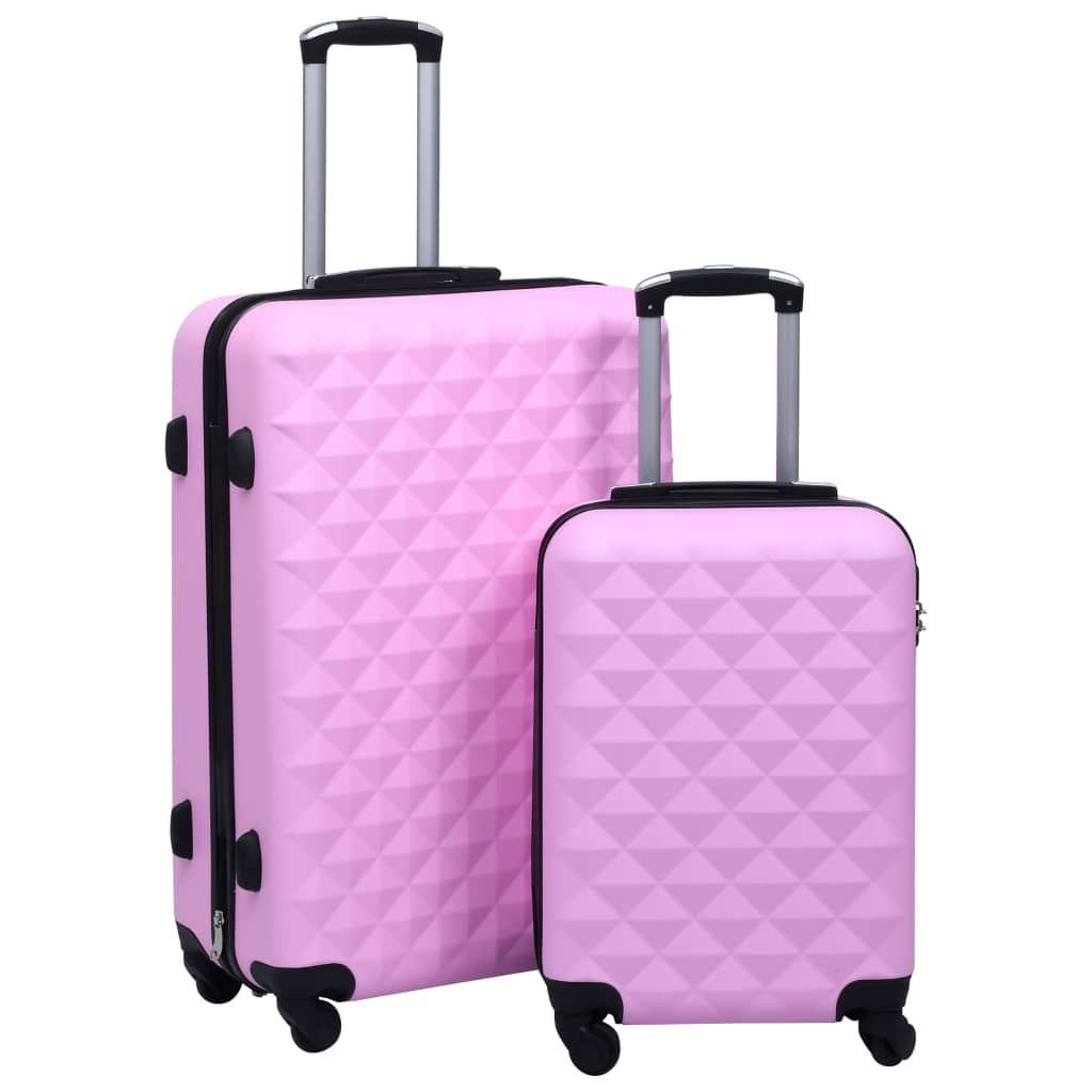 hard case 2 pcs pink ABS