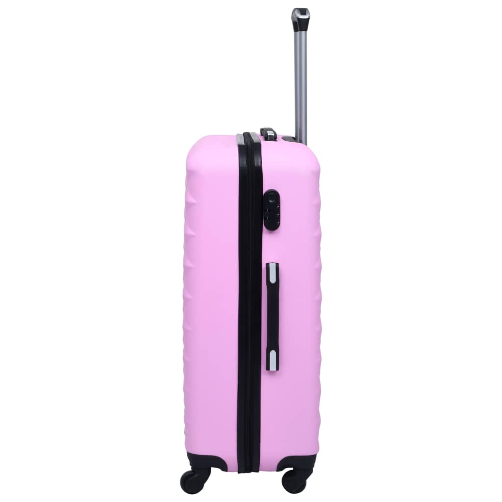 hard case 2 pcs pink ABS