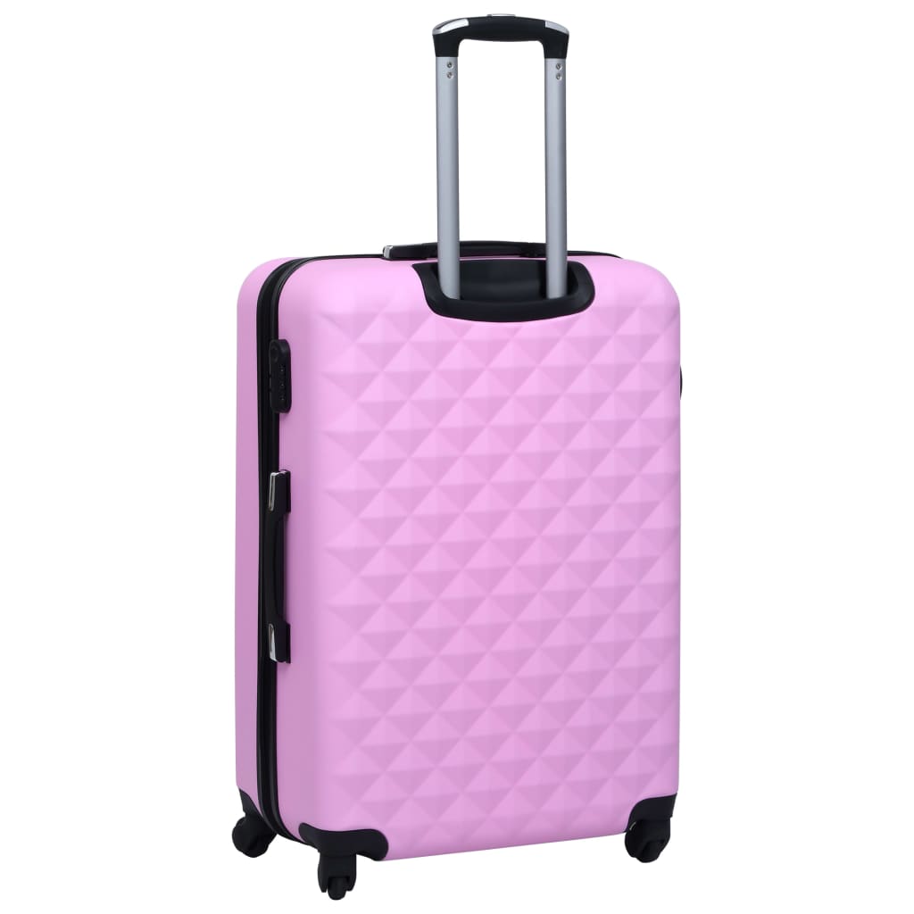 hard case 2 pcs pink ABS