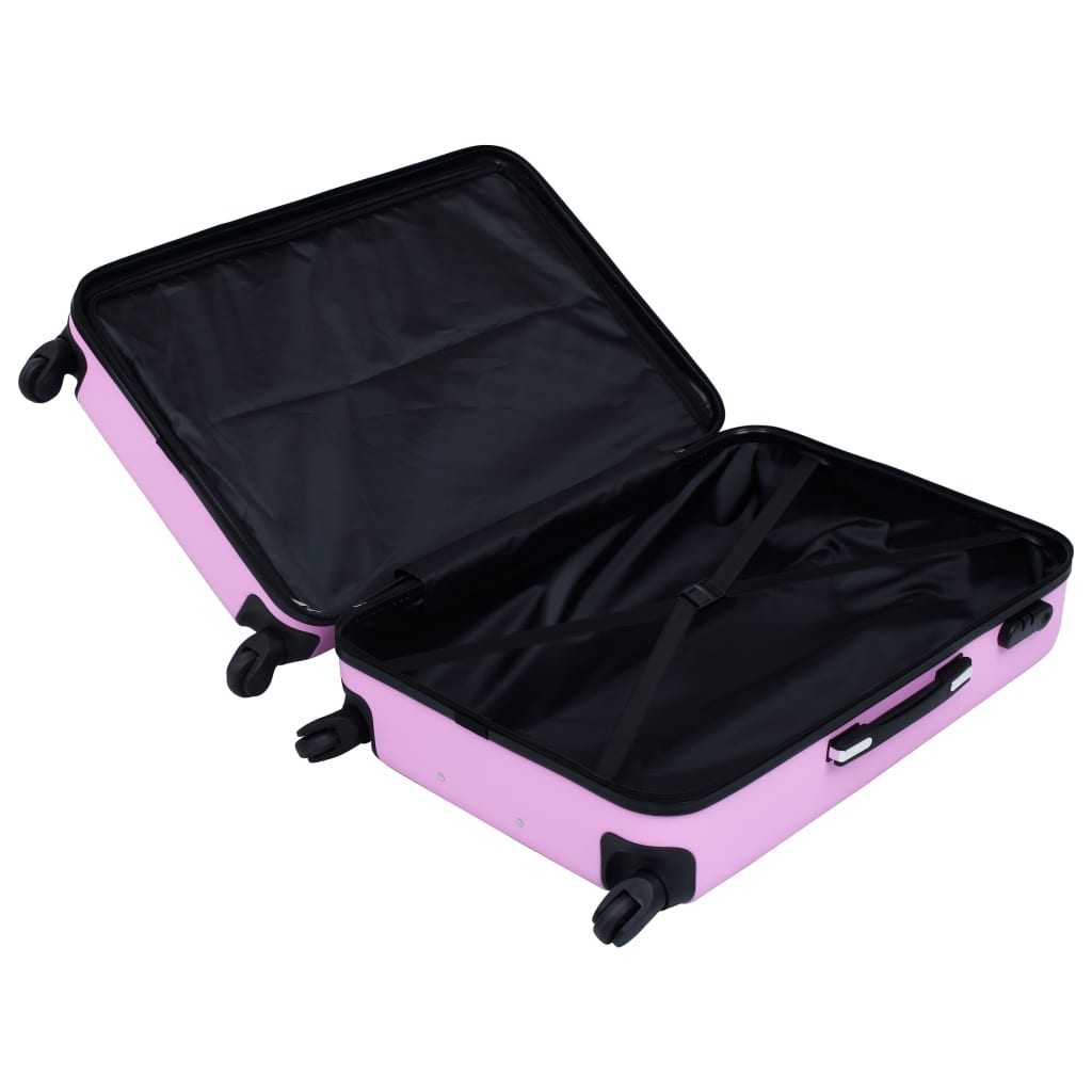 hard case 2 pcs pink ABS