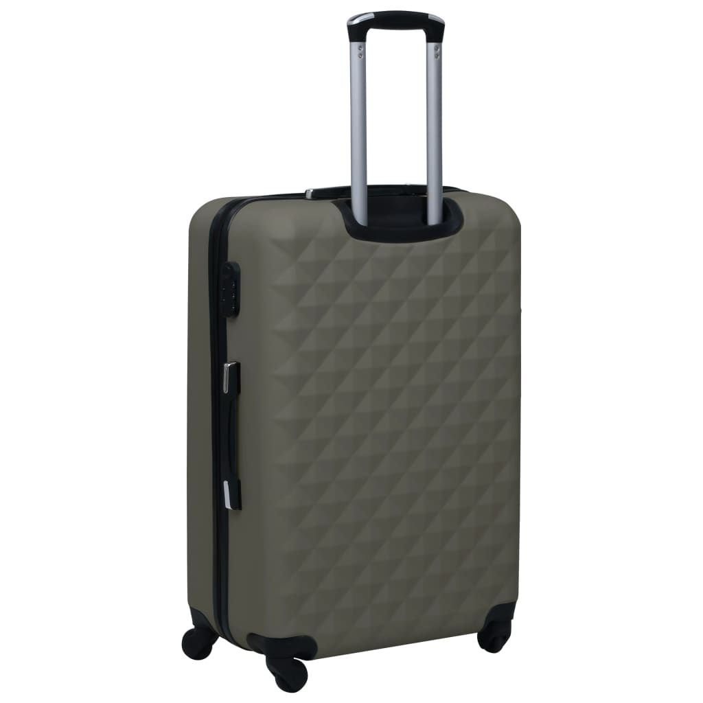 hard case 2 pcs anthracite grey ABS