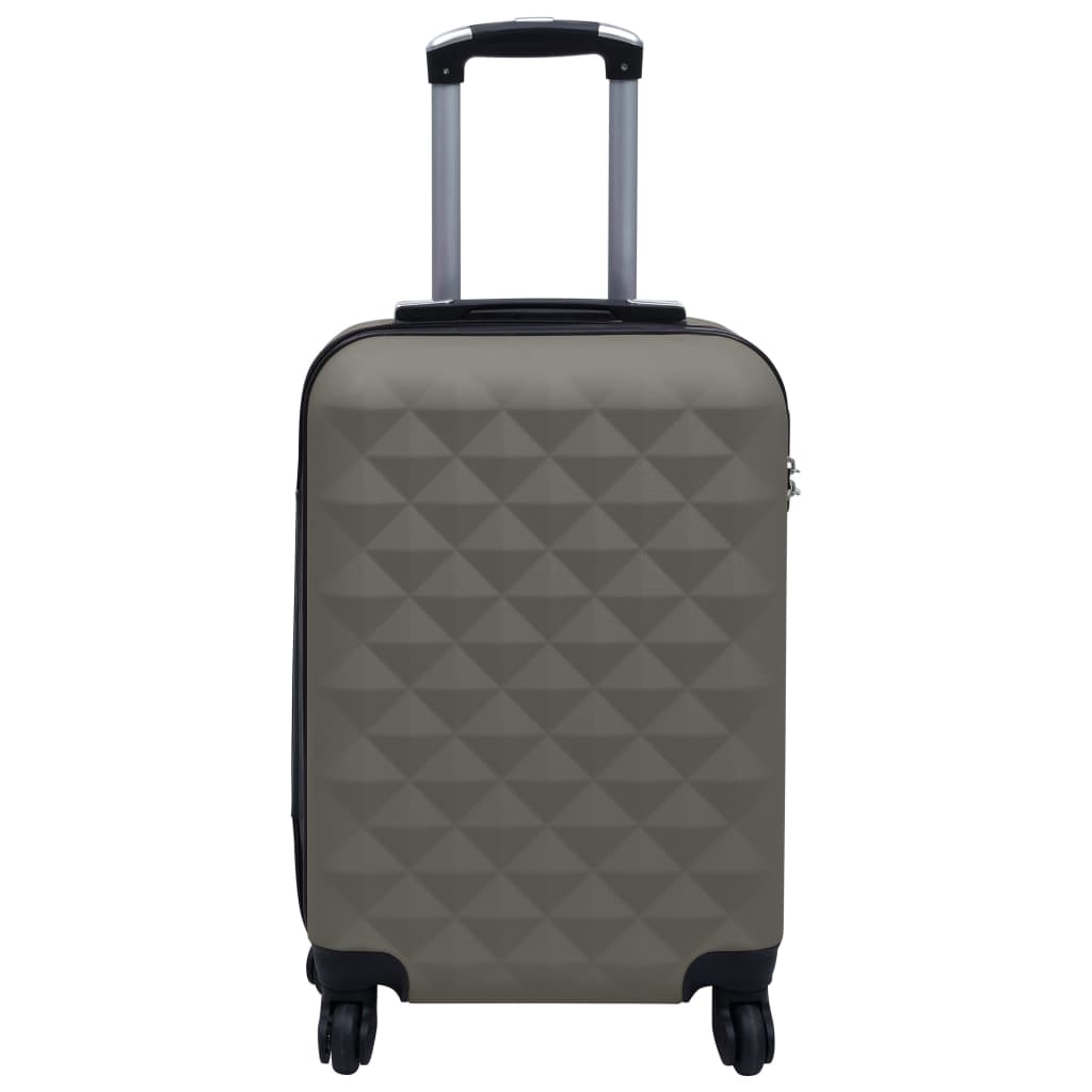 hard case 2 pcs anthracite grey ABS