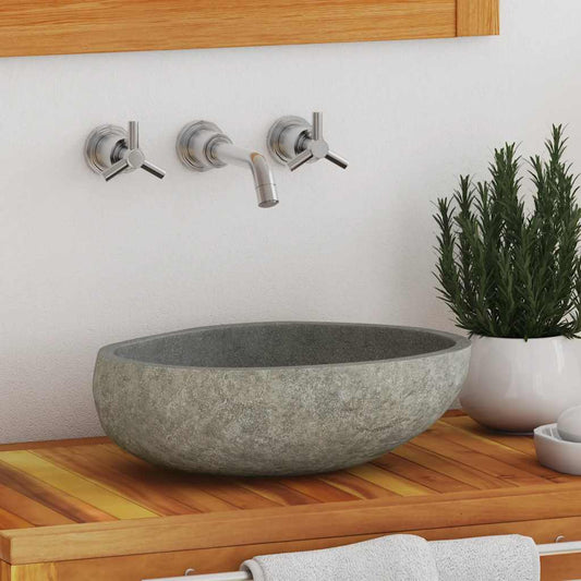 stone sink, oval (29-38)x(24-31) cm