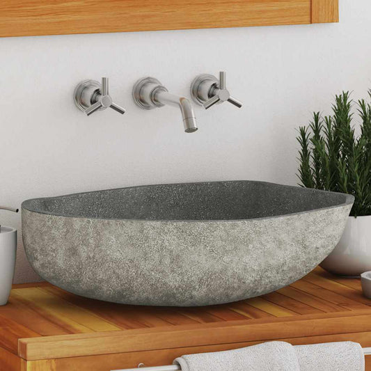 stone sink, oval (45-53)x(34-41) cm