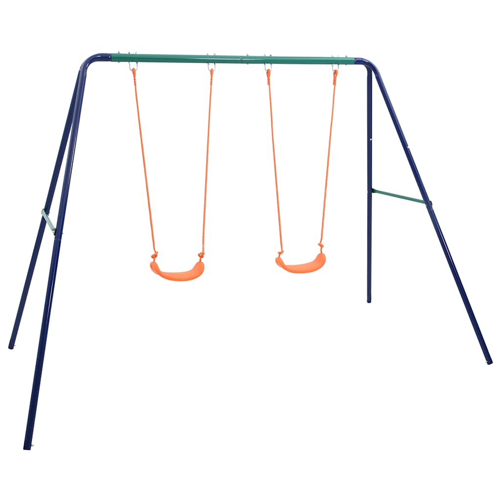 Swing set with 2 seats, steel