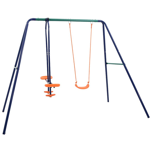 Swing set with 3 seats, steel