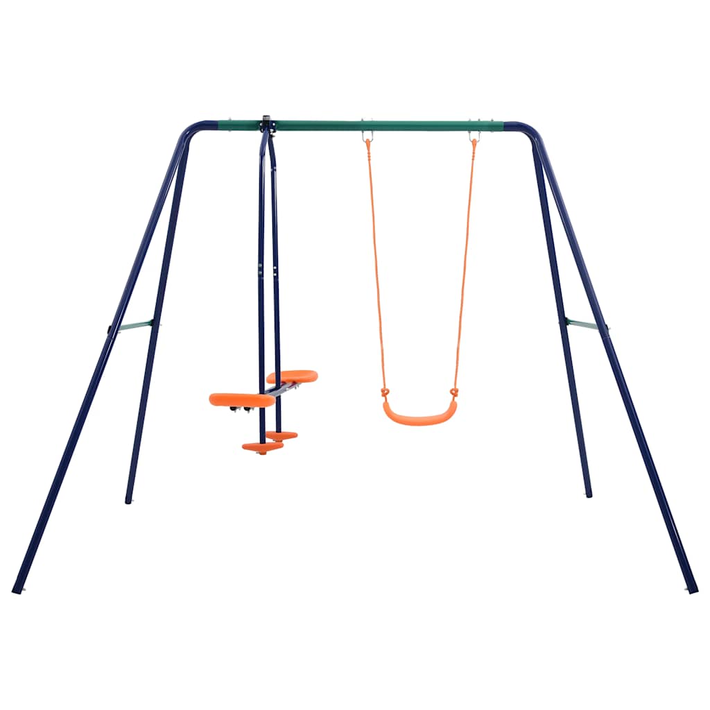 Swing set with 3 seats, steel