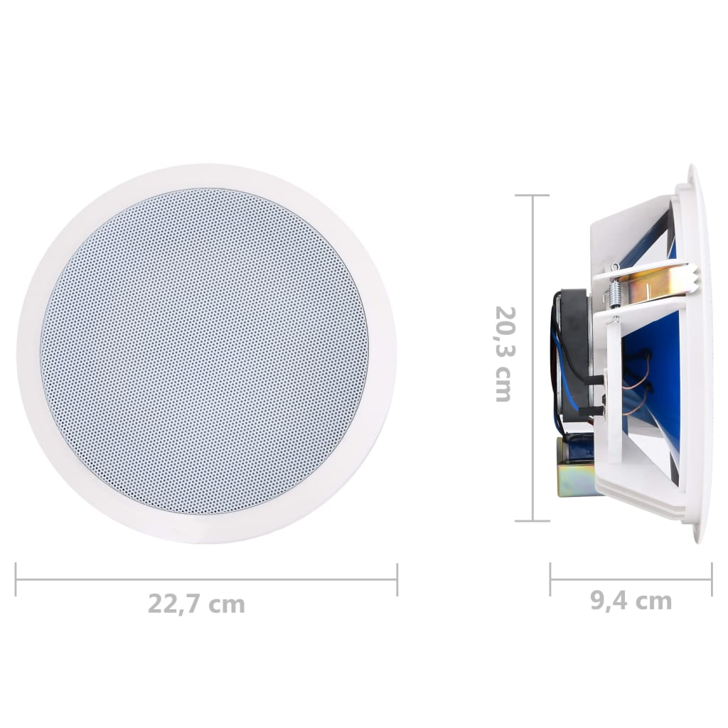 Built-in wall and ceiling speakers 2 pcs, 360 w