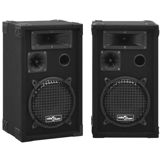 professional HiFi stage speakers 2 pcs 800 W, black