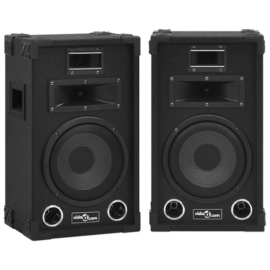 professional HiFi stage speakers 2 pcs 800 W, black