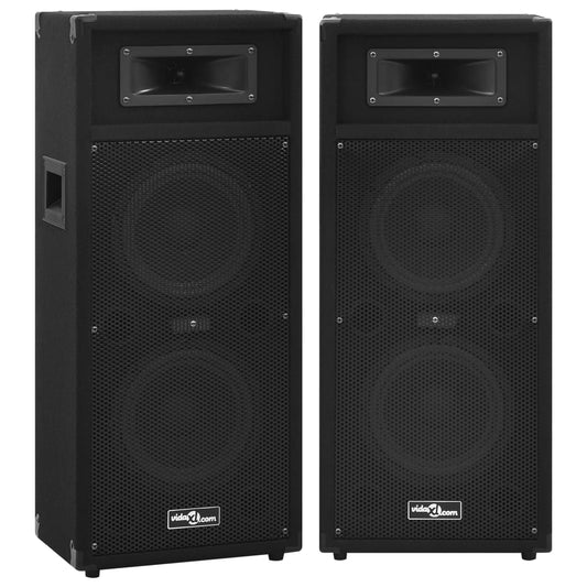 Professional passive hi-fi stage speakers 2 pcs, 1000 w, black