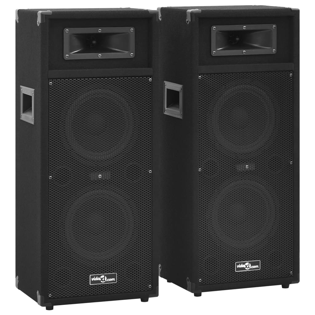 Professional passive hi-fi stage speakers 2 pcs, 1000 w, black