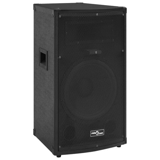 Professional hifi stage speaker 1000 w, black, 37x37x64 cm