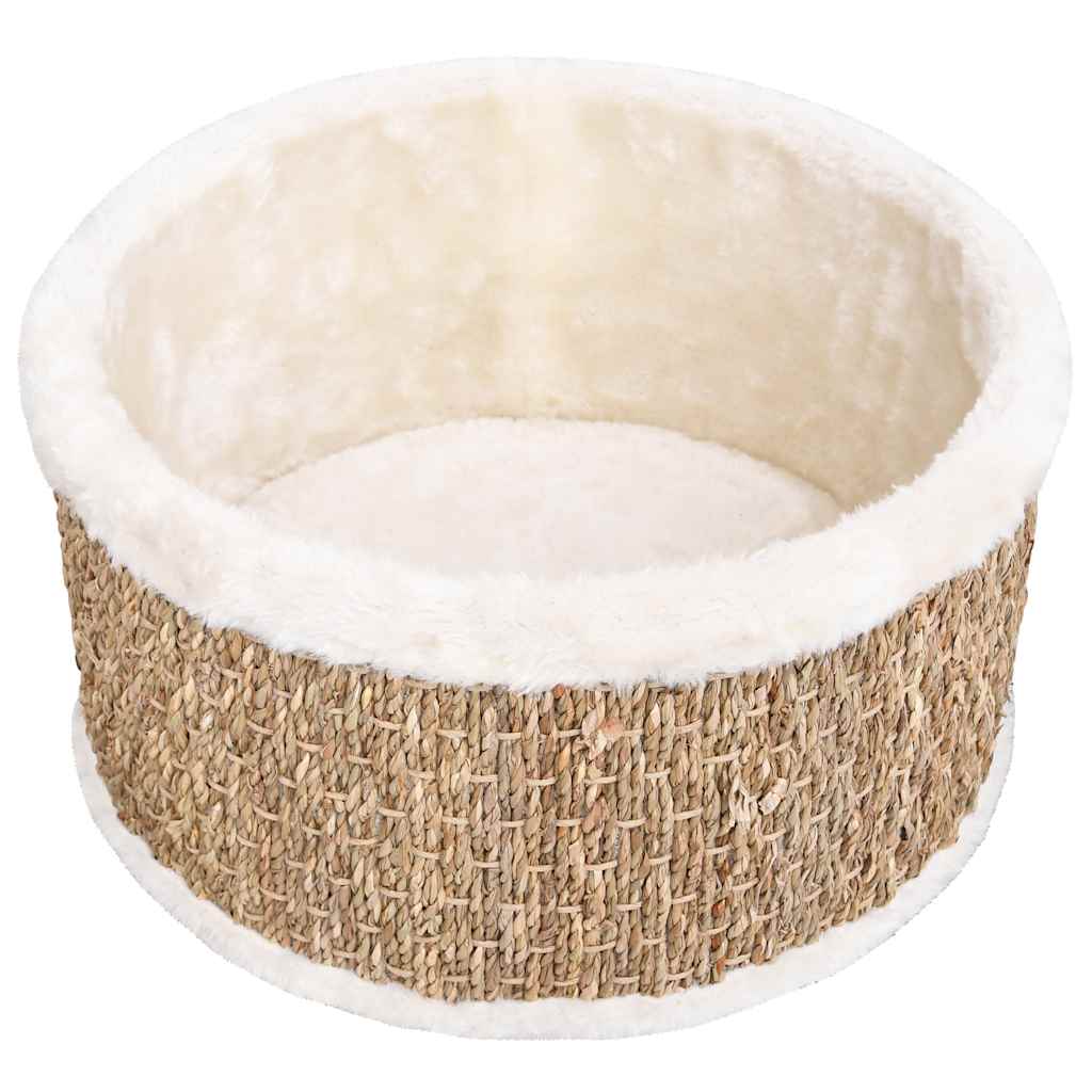 round cat basket, 35 cm, seagrass