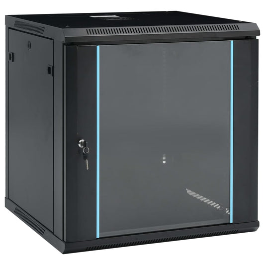 12U seinale paigaldatav võrgukapp 19" IP20 600 x 600 x 640 mm