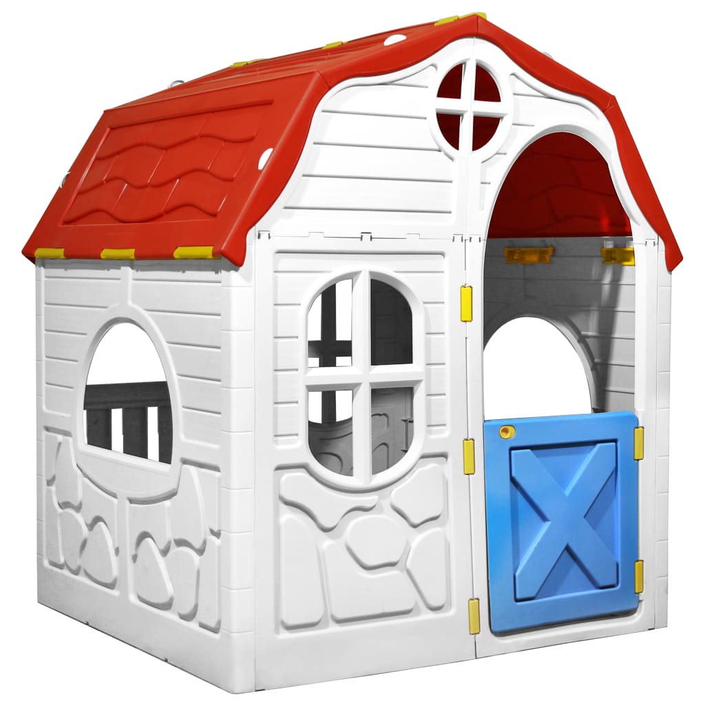 children's foldable playhouse with working door and windows