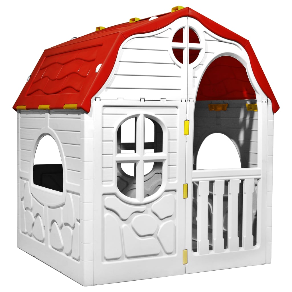 children's foldable playhouse with working door and windows