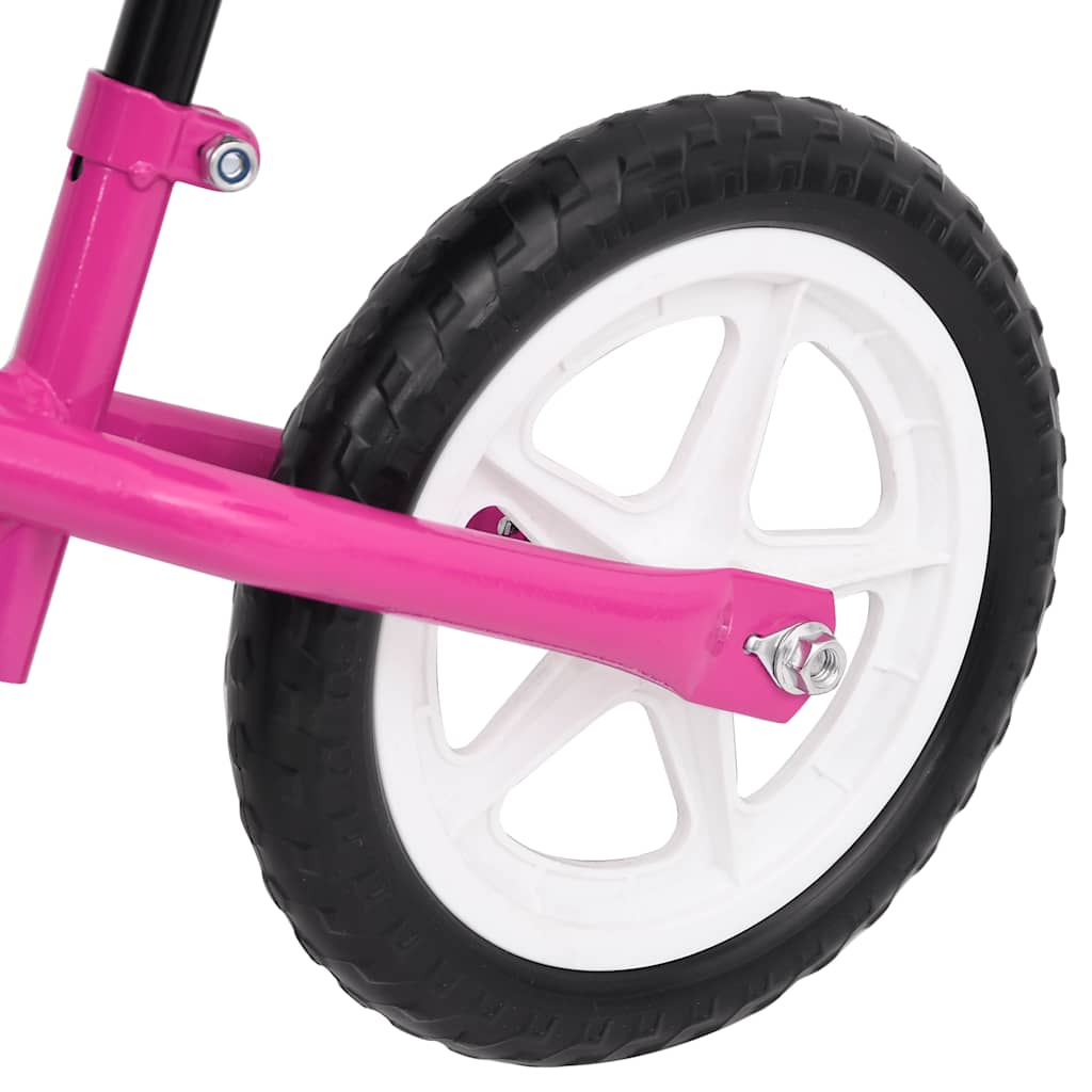 balance bike, 9.5" wheels, pink