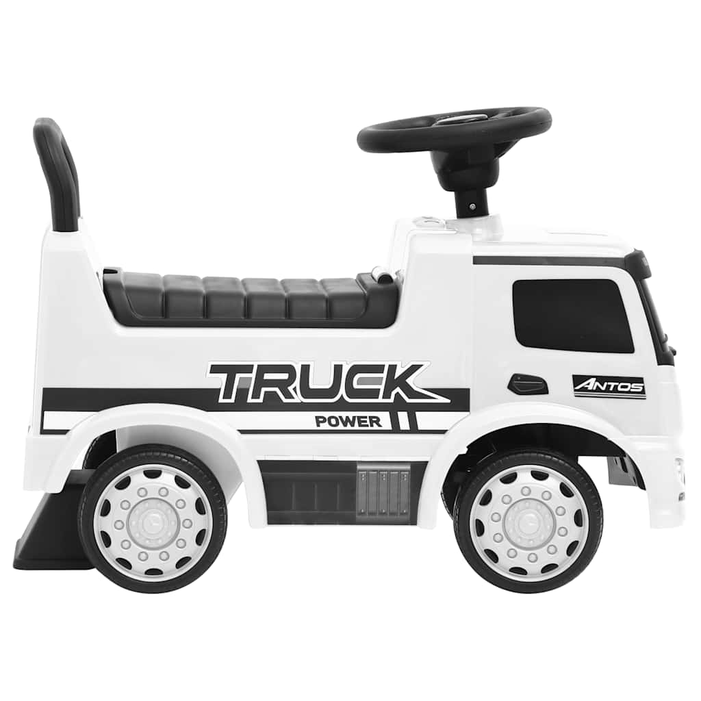 Children's toy truck Mercedes Benz, white