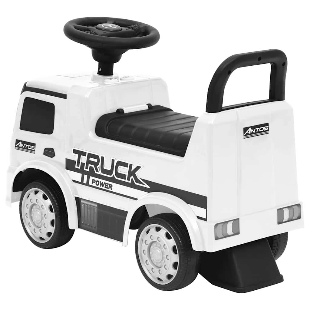 Children's toy truck Mercedes Benz, white