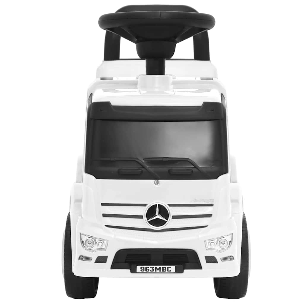 Children's toy truck Mercedes Benz, white