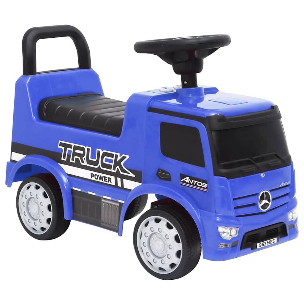 Children's toy truck Mercedes Benz, blue