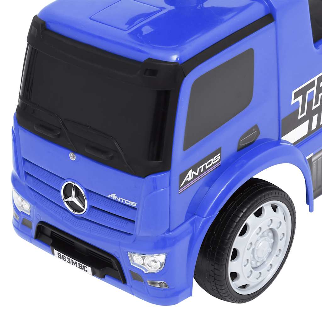 Children's toy truck Mercedes Benz, blue