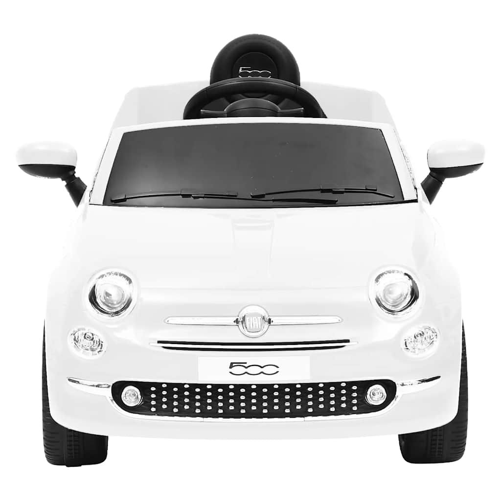 electric car Fiat 500 white