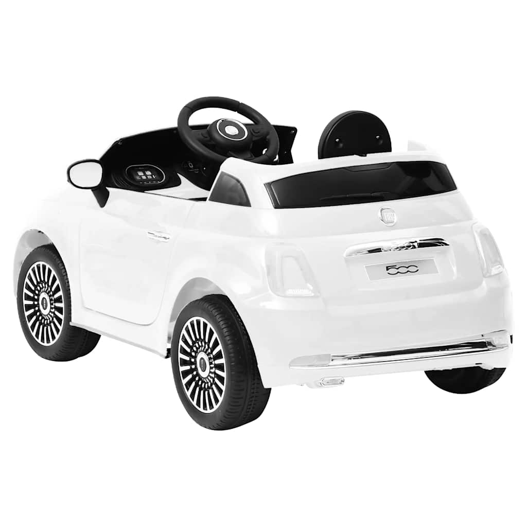 electric car Fiat 500 white