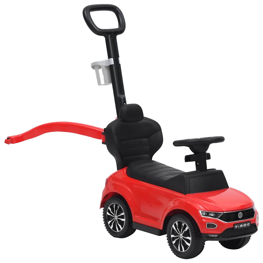 Volkswagen T-Roc ride-on toy car, red