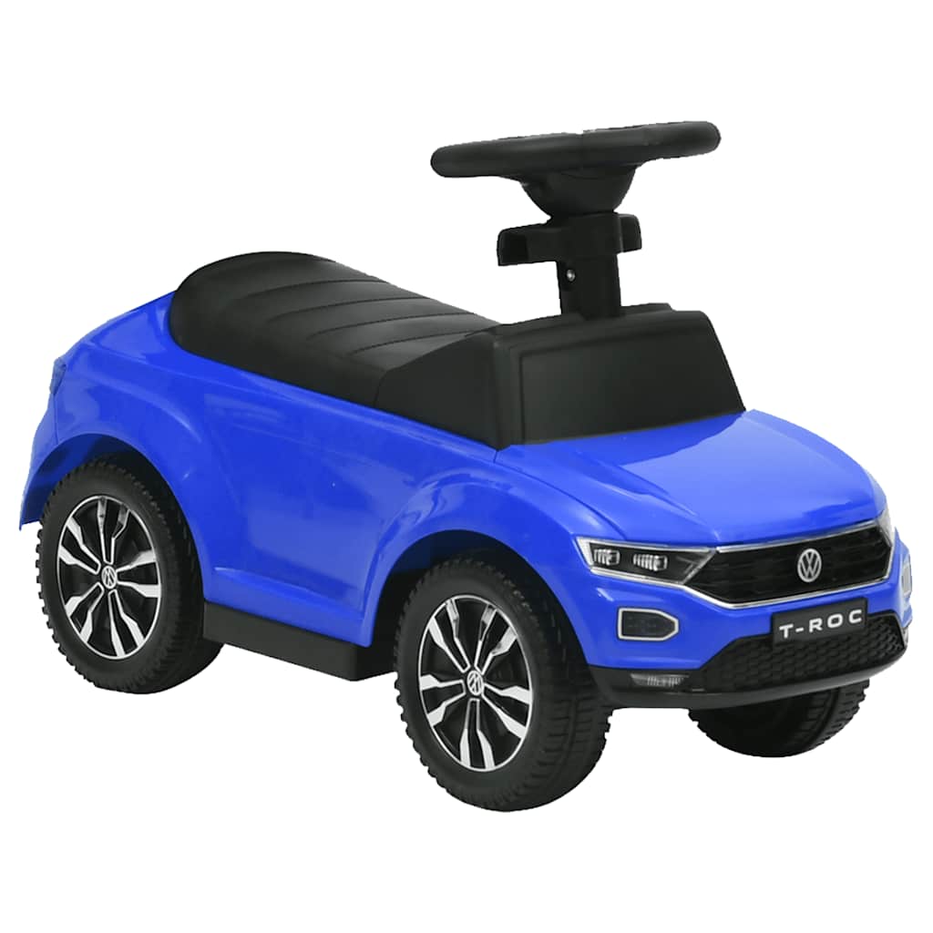 Volkswagen T-Roc ride-on toy car, blue