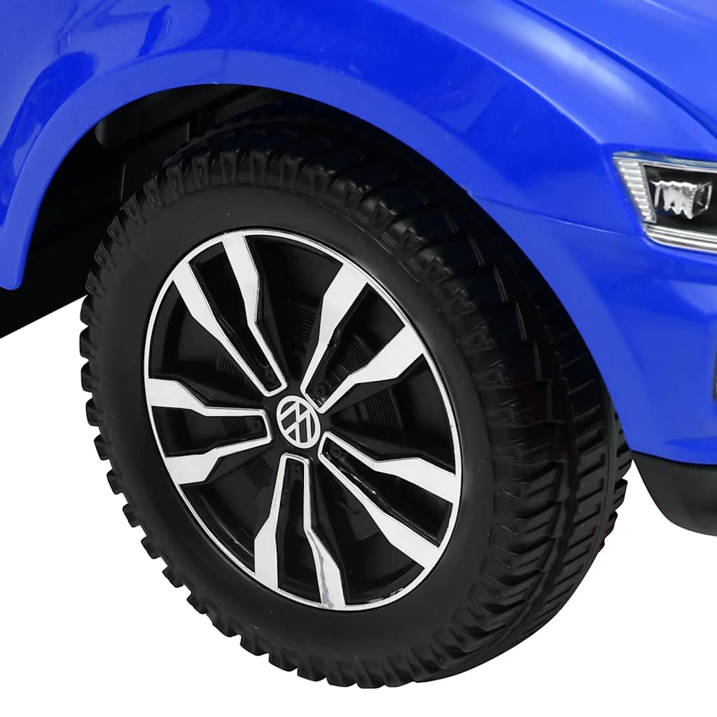 Volkswagen T-Roc ride-on toy car, blue