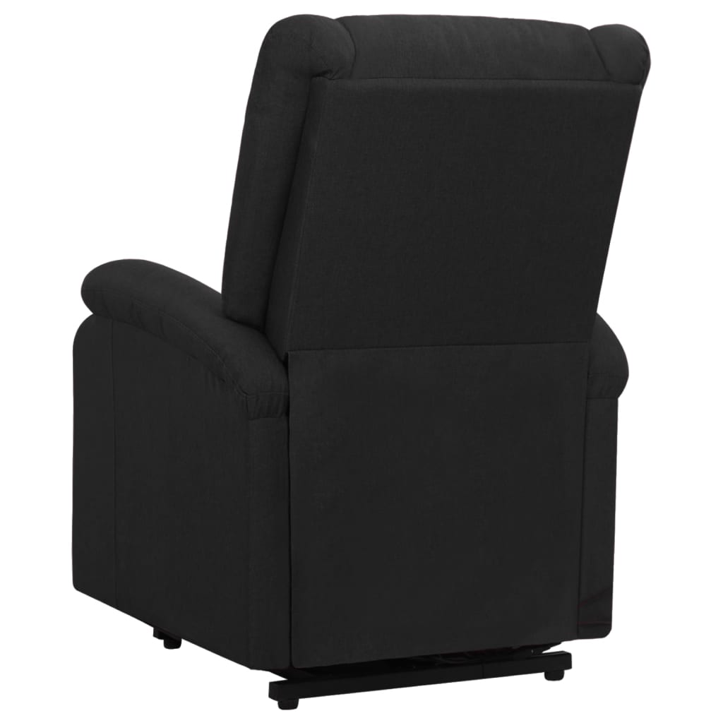 standing massage chair, black, fabric