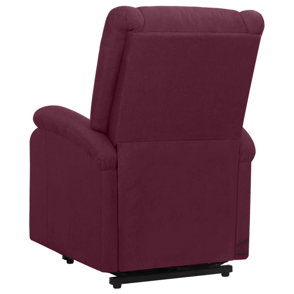 standing massage chair, purple, fabric