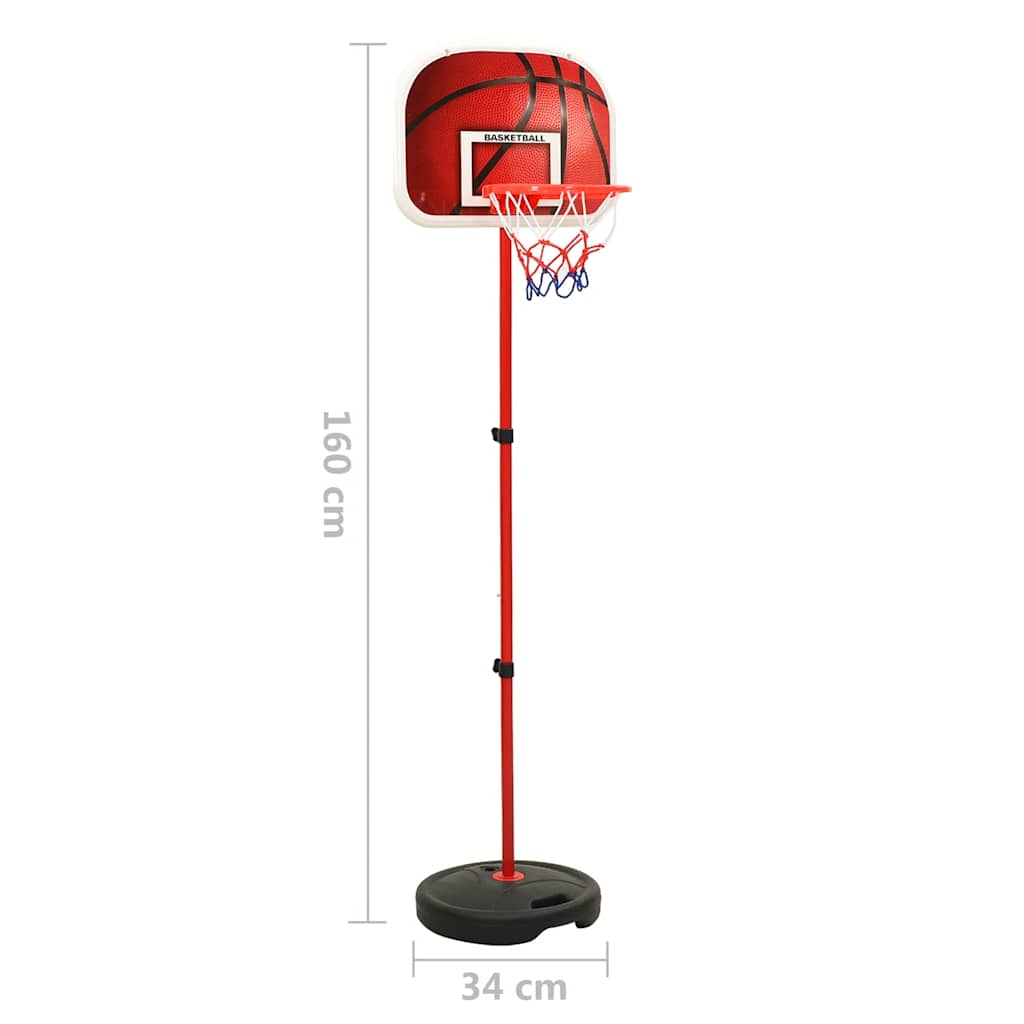 children's basketball set, adjustable, 160 cm