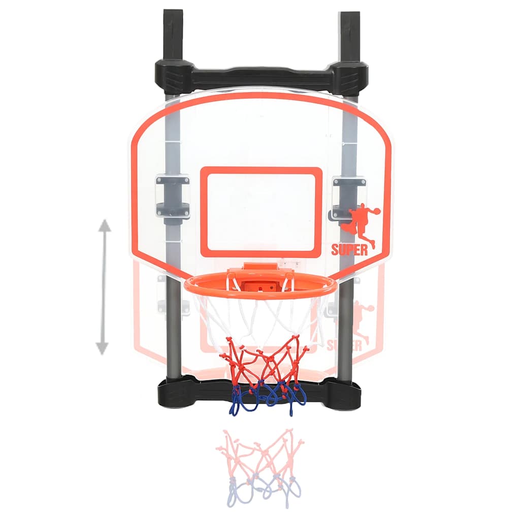 Children's basketball set for the door, adjustable