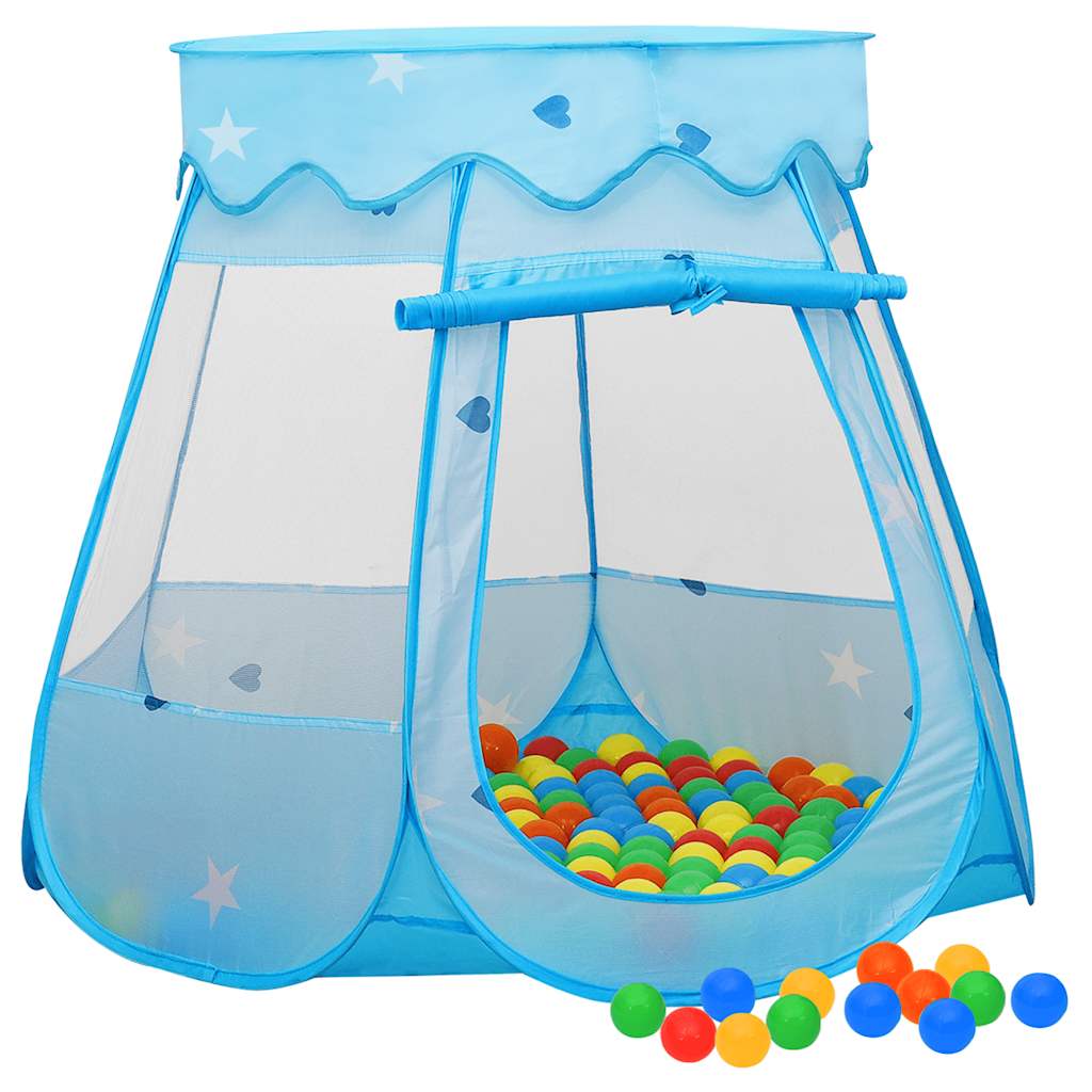 children's play tent, with 250 balls, blue, 102 x 102 x 82 cm