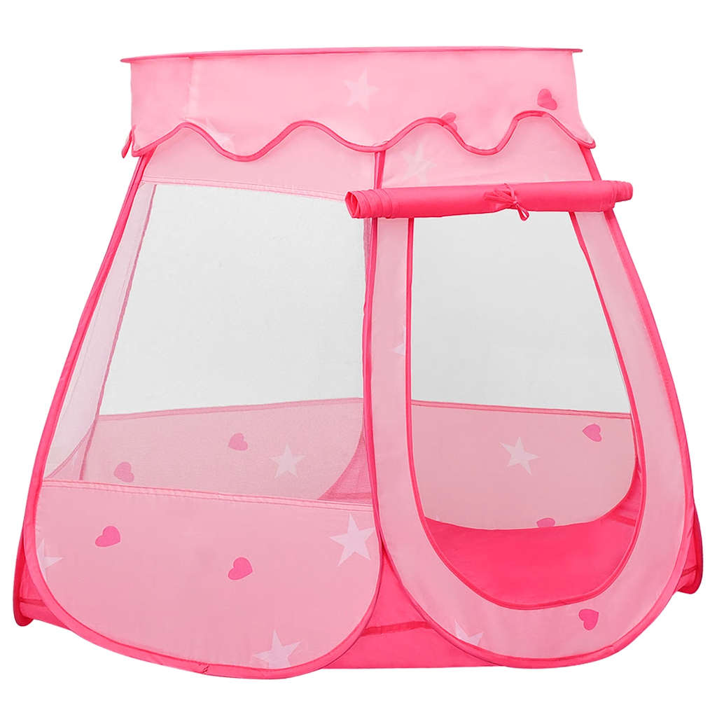 children's play tent, with 250 balls, pink, 102 x 102 x 82 cm