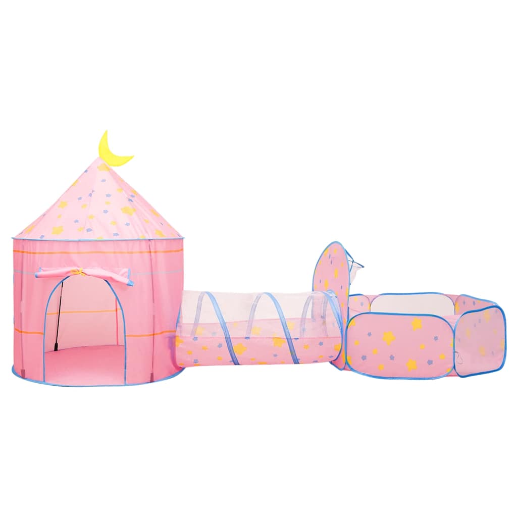 children's play tent, 250 balls, pink, 301 x 120 x 128 cm