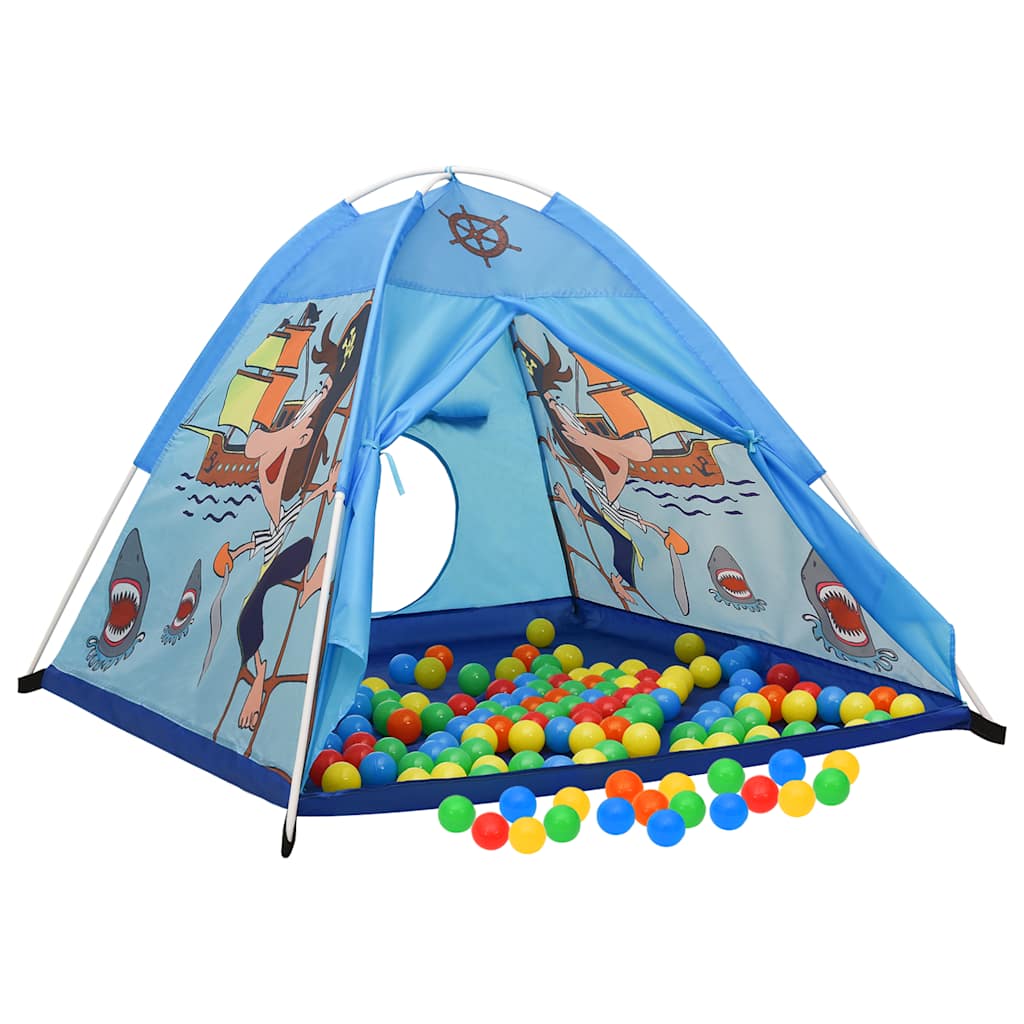 children's play tent, 250 balls, blue, 120 x 120 x 90 cm