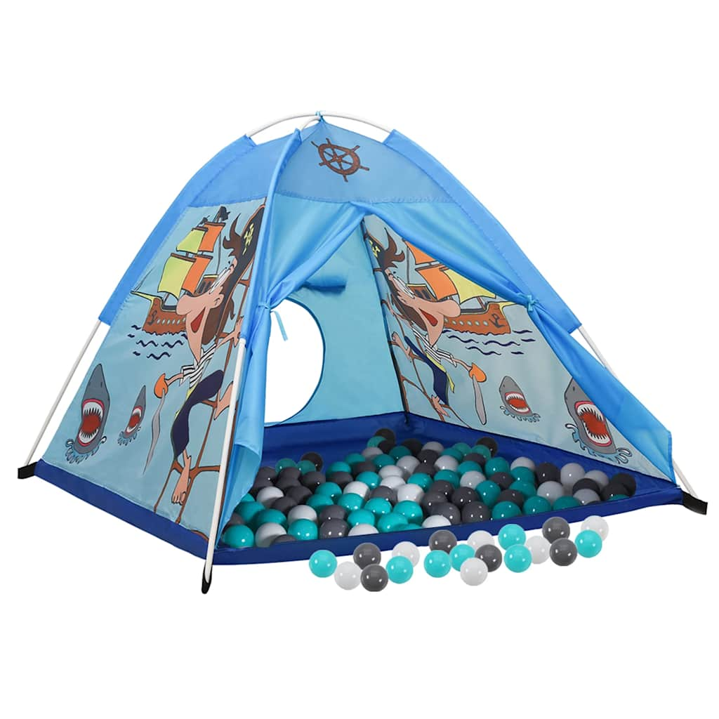 children's play tent, 250 balls, blue, 120 x 120 x 90 cm