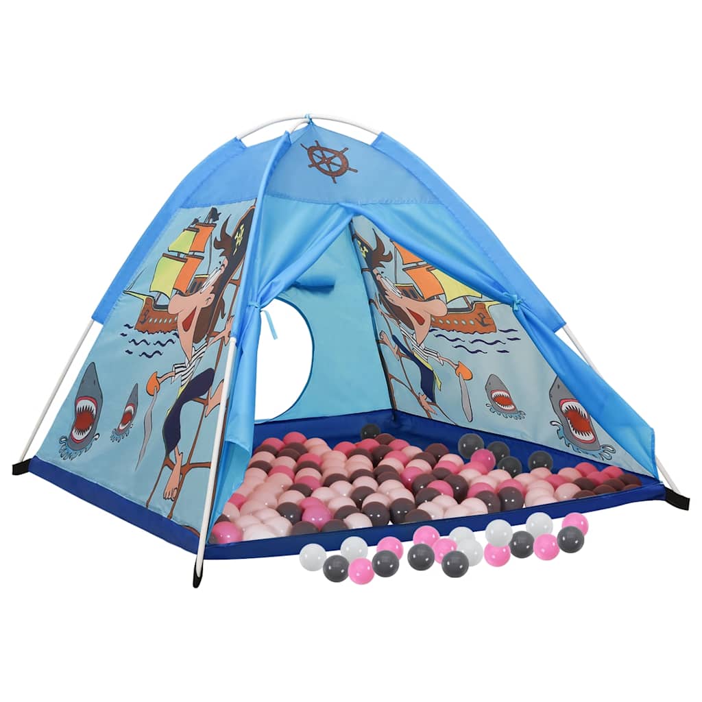 children's play tent, 250 balls, blue, 120 x 120 x 90 cm