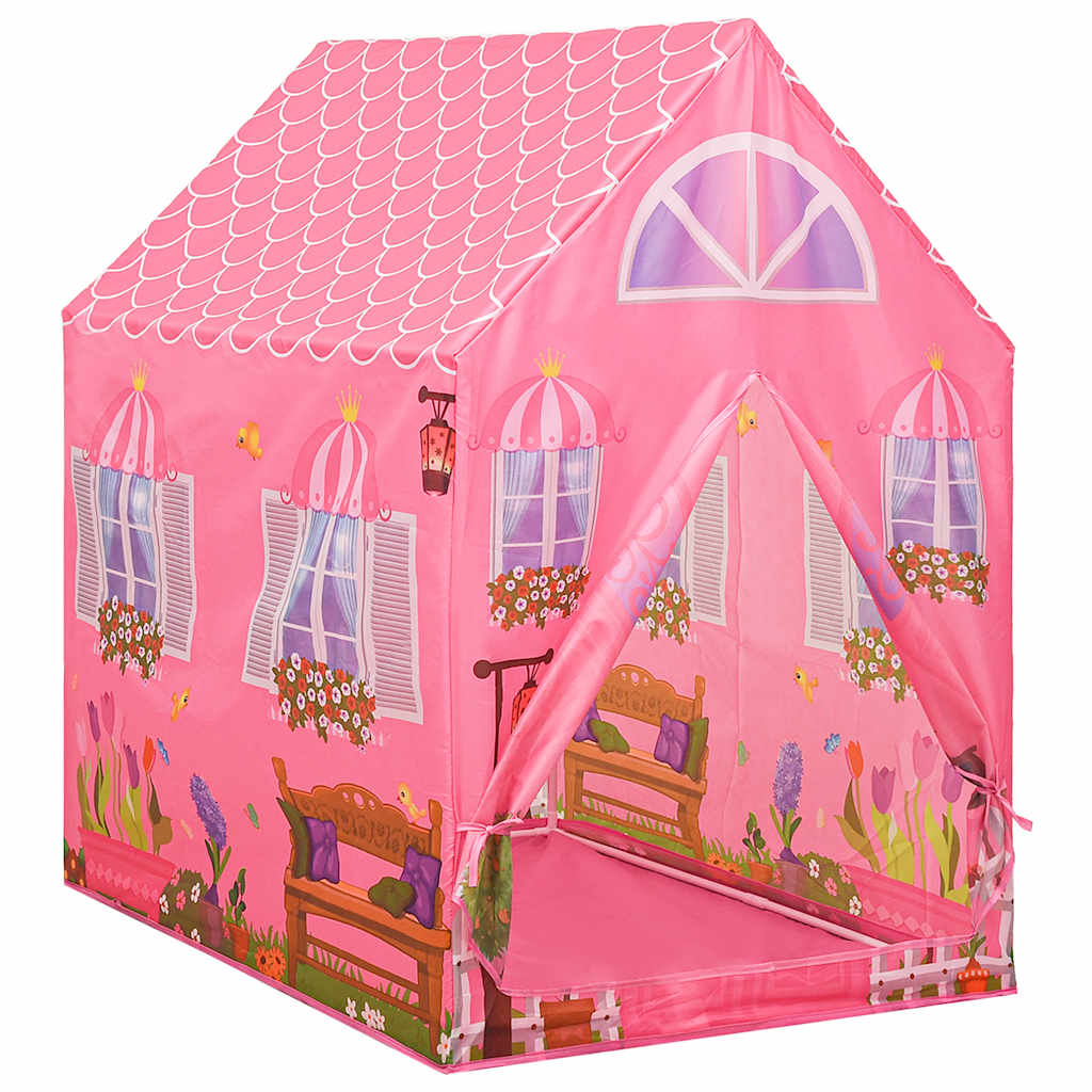 children's play tent, 250 balls, pink, 69x94x104 cm