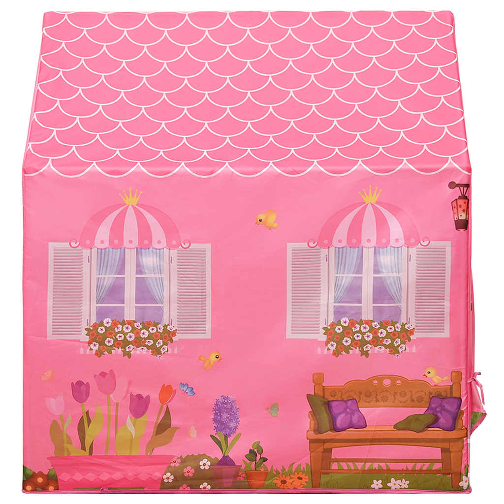 children's play tent, 250 balls, pink, 69x94x104 cm