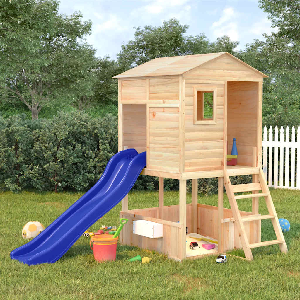 outdoor playground, wooden toys