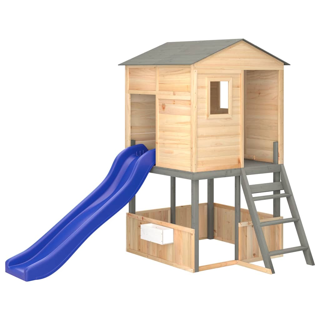 outdoor playground, wooden toys