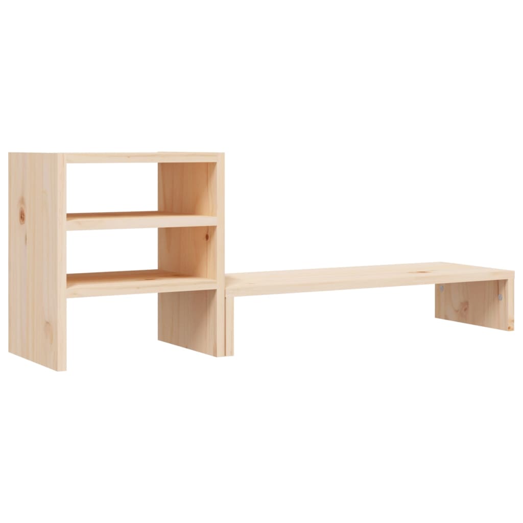 monitor stand, 81 x 20 x 30 cm, pine wood